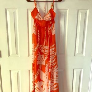 Milly - Beautiful Orange Maxi Dress
